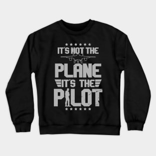 Retro 80's Iconic Aviation Action Movie Quote Typography Meme Crewneck Sweatshirt